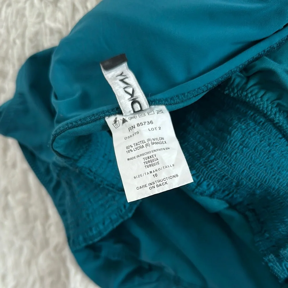 DKNY Teal One-Piece Swimsuit - Picture 11 of 12